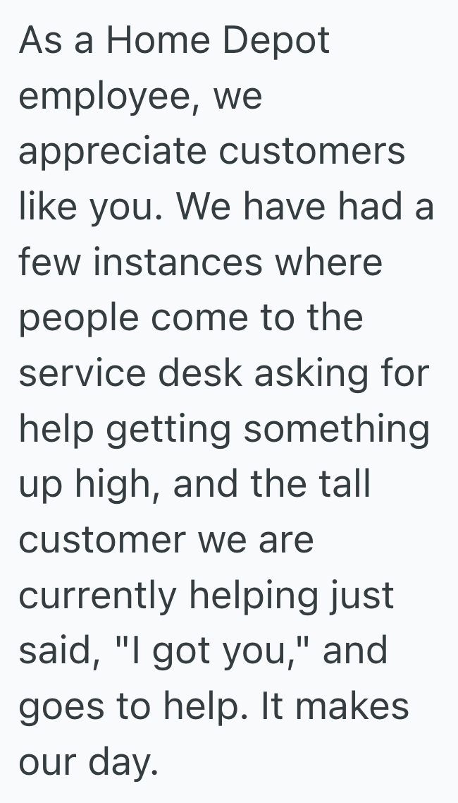 Screenshot 2025 07 14 at 11.06.54 AM One Home Depot Customer Helped A Stranger Without Thinking Twice, But Then She Learned He Didn’t Even Work There